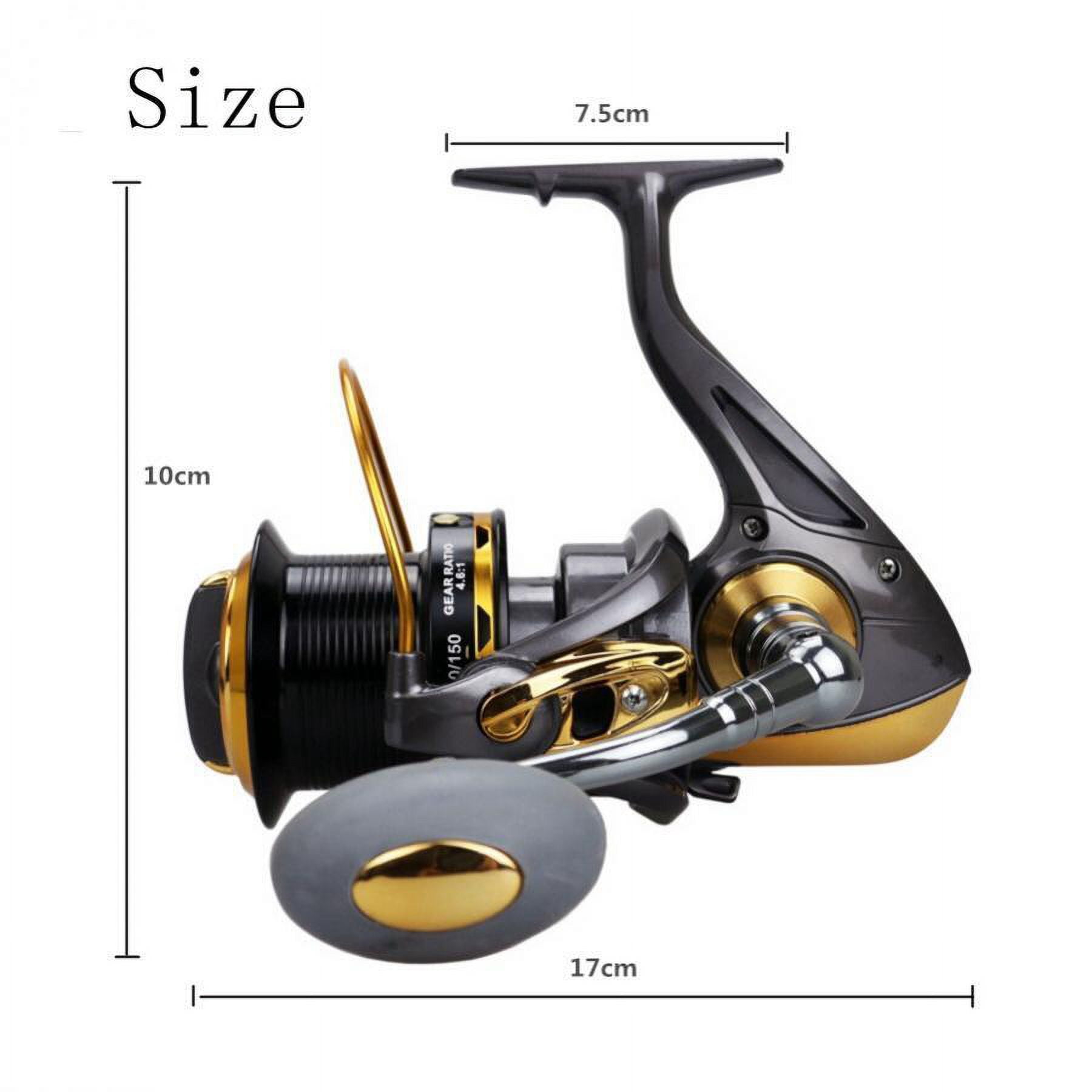 11000 Series Saltwater Metal Spinning Fishing Reel Large Sea Fishing Reels 55LB