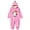 Pink#9527, variant on BOOMNY Halloween Flannel Pajamas Jumpsuit for Men And Women Hallowmas Pumpkin Face Graphic Long Sleeve Hooded Pjs Jumpsuit Cozy Warm Loungewear Homewear