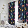 thumbnail image 5 of Blackout Kids Curtains,Space Dinosaur Pattern Childrens Insulated Curtains Set Of 2,Bedroom Essentials,Toddler Room Decor 52"x84", 5 of 5