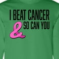 thumbnail image 4 of Inktastic I Beat Cancer and So Can You Long Sleeve T-Shirt, 4 of 5