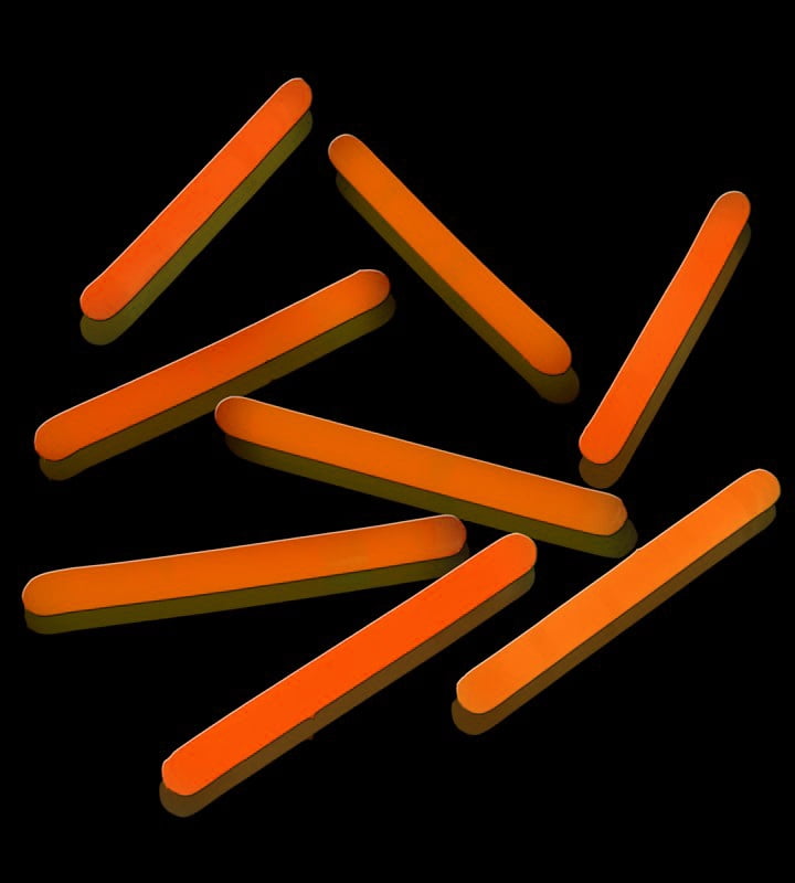 orange glow sticks