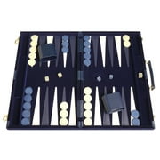 18-inch Deluxe Backgammon Set - Blue