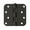Bronze, variant on S44R5BB4 4" x 4" x 5/8" Radius Hinge; Ball Bearings; Satin Brass Finish