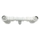 thumbnail image 4 of Desagüe Flexible Doble Bote-Trampa XL 51cms Extendido blanco 55cm, 4 of 8