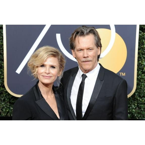 Kyra Sedgwick Kevin Bacon At Arrivals For 75Th Annual Golden Globe Awards - Arrivals 2 The Beverly Hilton Hotel