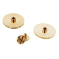 thumbnail image 1 of Solid Brass Button Stud Screw Leather Rivet Belt for DIY Decor 15mm, 1 of 7