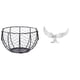 thumbnail image 1 of Cesta de huevos,Cesta multiusos para huevos,cesta tejida de alambre de hierro,Cesta de almacenamiento de alambre para huevos Cesta de almacenamiento portátil,Escultura de ángel,Estatua de, 1 of 8