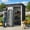 5'x3' Gray, variant on 5'x3' Outdoor Storage Shed, Galvanized Metal Shed with Lockable Door & Air Vent, Weather-Resistant Shed for Backyard/Patio/Garden/Lawn, Dark Gray