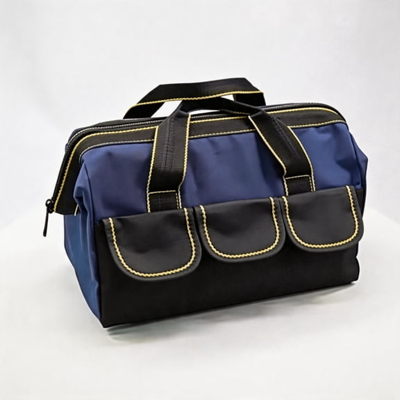 1PCS Multiple Pockets Oxford Cloth Tool Bag, Wear Resistant Portable Tool Organizer, Lightweight Utility Storage Pouch for Workshop Outdoor Home Use