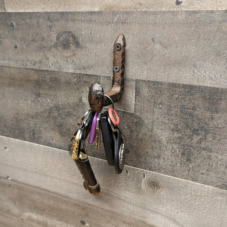 Metal Railroad Spike Wall Mount Hat Coat Hanger Bent Nail Hook Rustic Home Decor Metal Railroad Spike Wall Mount Hat Coat Hanger Bent Nail Hook Rustic Home Decor