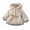 White, variant on AUNVITO 2025 Trendy Children's Long Sleeves Round Neck Coat Long Sleeved Bottom Plush
