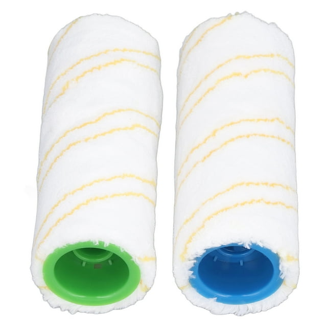 Hard Floor Cleaner Roller, Washable Microfiber Replacement Brush Roller Efficient For Karcher FC3 FC3D FC5 FC5D FC7 Yellow