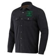 thumbnail image 2 of Men's Darius Rucker Collection by Fanatics  Heather Charcoal Oregon Ducks Sherpa-Lined Full-Snap Shacket, 2 of 3