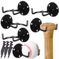 thumbnail image 1 of Baseball Bat Holders Baseball Bat Stand Iron 6Pcs 3.46X2.16X2.16in, 1 of 4
