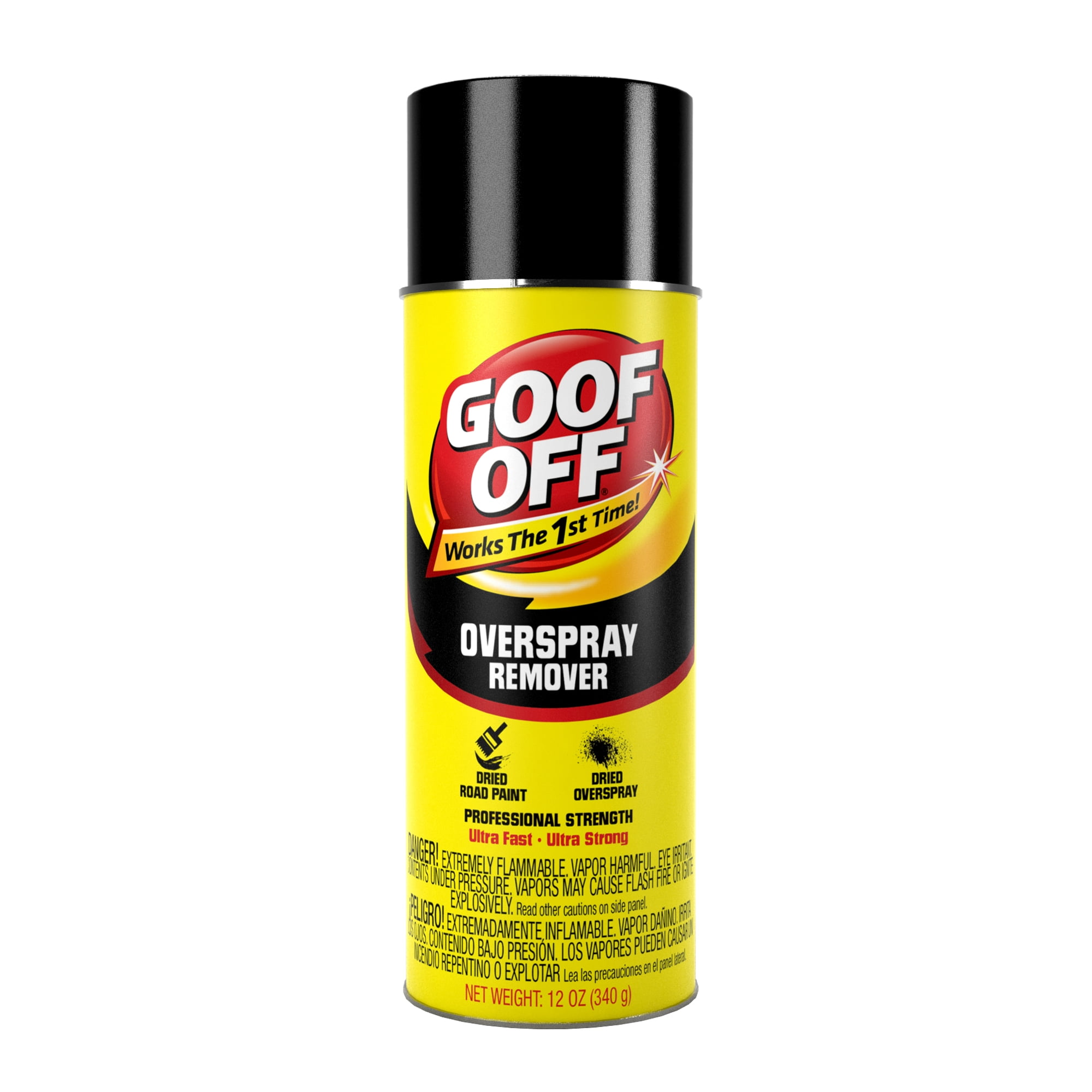(2 pack) Goof Off Overspray Remover, 12 oz., Removes Dried Basecoat and Clearcoat Overspray
