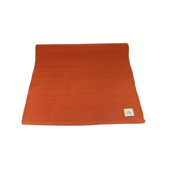 Natural organic handwoven Cotton Yoga Mat for Sustainable, Yoga, Pilates, Fitness, and Meditation