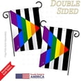 thumbnail image 4 of Americana Home & Garden G149023-BO Straight Allies for Equality Support Pride 13 x 18.5 in. Double-Sided Decorative Horizontal Garden Flags for House Decoration Banner Yard Gift, 4 of 4