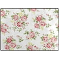 thumbnail image 2 of GZHJMY Beautiful Vintage Rose Flower Floral Area Rug Living Room Rugs - 5'3" x4 Abstract Large Soft Indoor Washable Rug Low Pile Carpet for Bedroom Dining Room Office Carpet Runner, 2 of 6