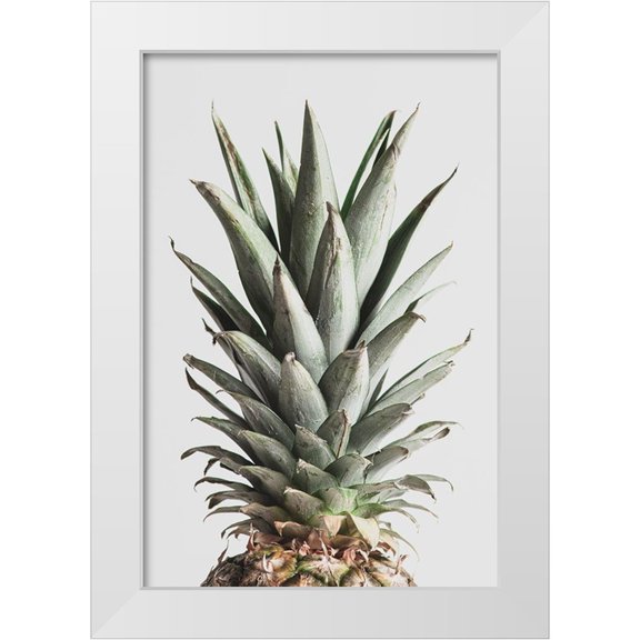 Artographie Studio 11x14 White Modern Wood Framed Museum Art Print Titled - Pineapple Natural 02