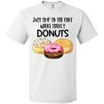 thumbnail image 3 of Inktastic Just Skip to the Part Where There's Donuts T-Shirt, 3 of 5
