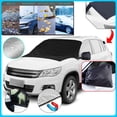 thumbnail image 1 of Funda universal para la nieve del parabrisas - Protector solar de tela 210D con correas cortavientos y bolsa de almacenamiento, adecuada para la mayoría de coches, camiones y SUV, protección contra, 1 of 1