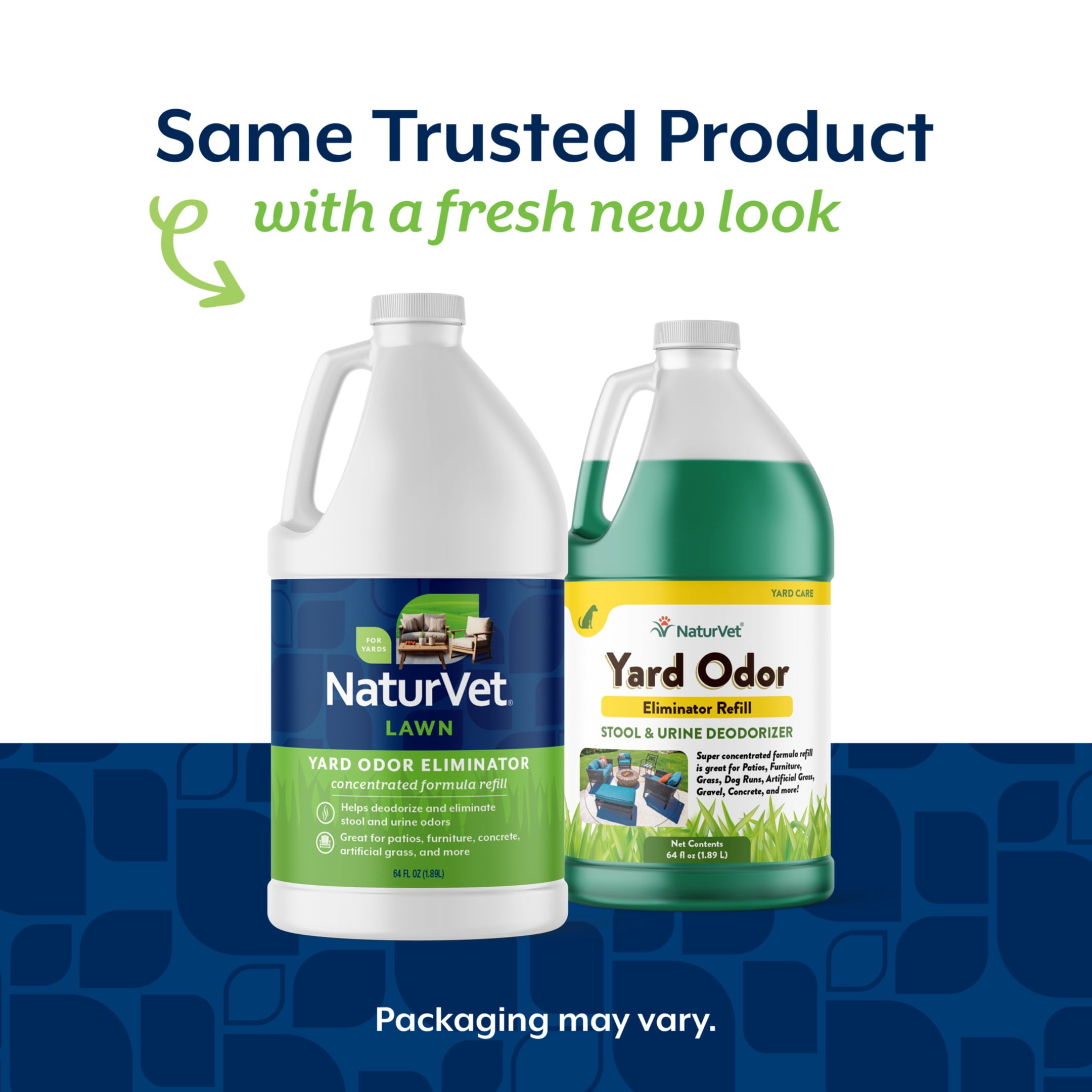 NaturVet Yard Odor Eliminator Concentrate Refill, 64 fl oz