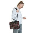 thumbnail image 6 of Lsque Ripe Red Cherry Pattern Laptop Bag – Portable & Slim Single-Shoulder Computer Case with Adjustable Strap, Protective, Lightweight for 13”/14”/15.6” Laptops, 6 of 8