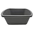 thumbnail image 3 of Comfort Axis Rectangular Plastic Wash Basin with Graduations, 7 Quart, 3 Pack, Grey, 3 of 4