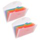 thumbnail image 5 of DEEPCRAFF 2Ud Folder Expandible Portable Para Almacenamiento De Archivos Y Recibos Multicolor, 5 of 8