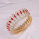 thumbnail image 3 of Zhuge Tiara de boda para novia, diadema de princesa, corona nupcial, joyería para el cabello con diamantes de imitación de cristal, decoración para novia, cumpleaños, graduación, boda (A), 3 of 4
