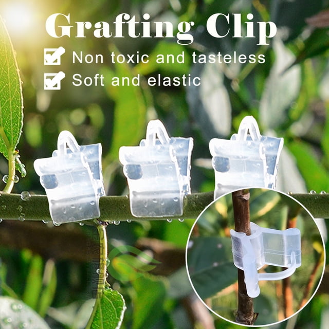 Garden Plant Support Clips Greenhouse Artificial Plant Clip Plastic Vine Clip