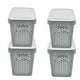 thumbnail image 1 of Set de 4 Cajas Organizadoras del Hogar IPP Plástico Gris, 1 of 6