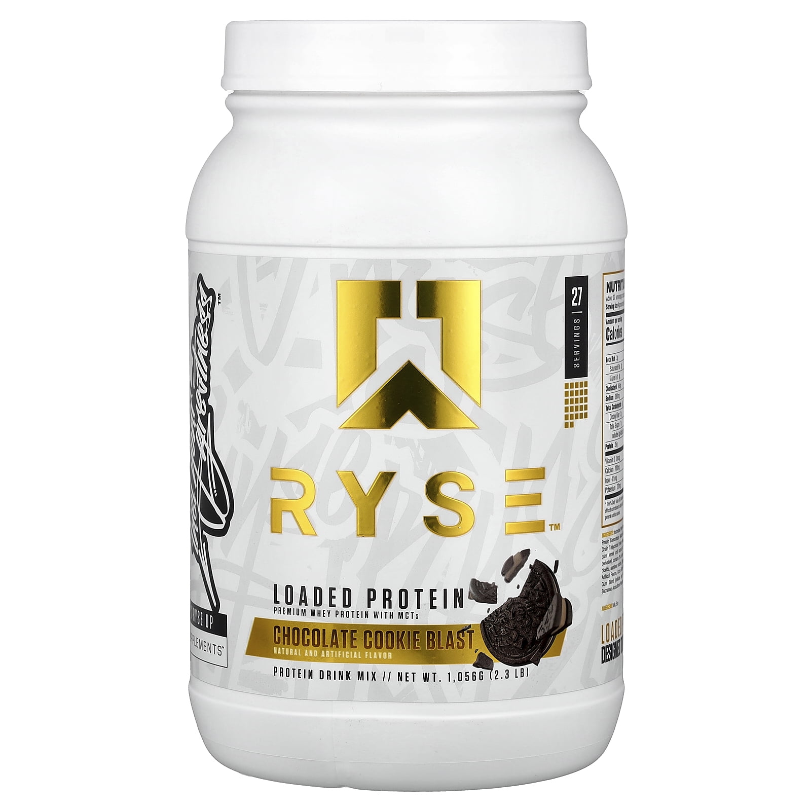 RYSE Loaded Protein Powder - Chocolate Cookie Blast - 27 Servings