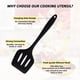 thumbnail image 3 of Juego de cocina, juego de utensilios de cocina de silicona, negro, 3 of 5