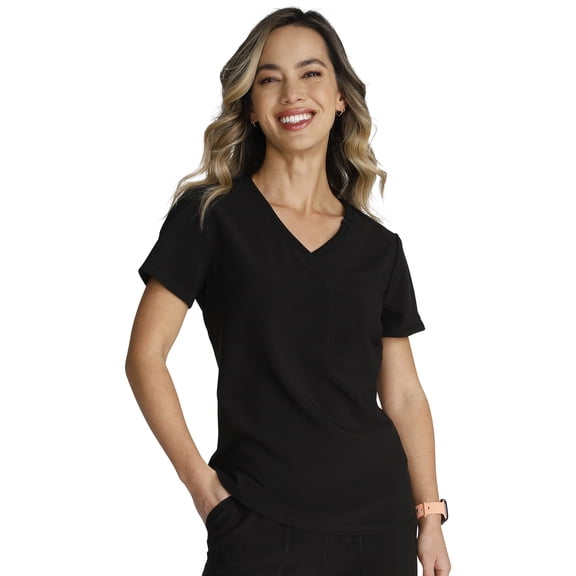 Cherokee Scrubs Top For Women Tuckable V-Neck CK748A