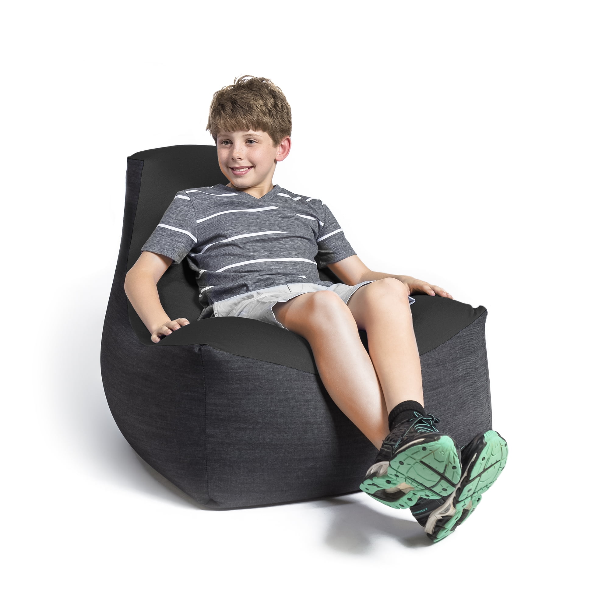 Jaxx Strato Spandex/Denim Comfy Bean Bag Game Chair for