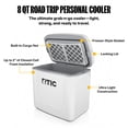 thumbnail image 2 of RTIC 8 Qt 12-Can Road Trip Ice Chest Cooler, White & Grey, 2 of 9