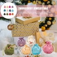 thumbnail image 3 of STRANDCHIC 12Pcs Small Drawstring Jewelry Bags Brocade Bags Drawstring Closure, 3 of 8