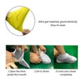 thumbnail image 3 of Silicone Waterproof Shoe Covers, Upgrade Reusable Overshoes , Resistant Rain Boots Non-Slip Washable Protection For Adult Kids Pink M, 3 of 9