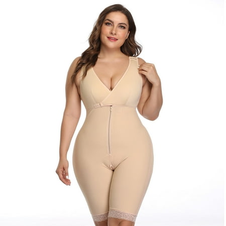 

SBYOJLPB Women s Shapewear Women s Bodysuit with Waist and Hip Tight Body Oversized Body Suit Beige M