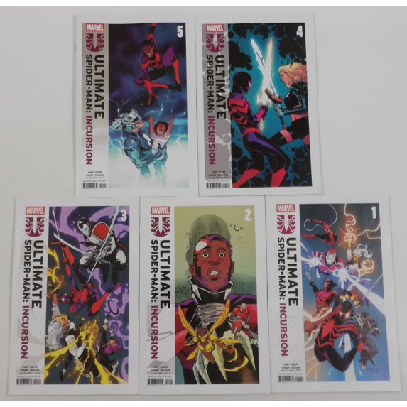 Ultimate Spider-Man: Incursion #1-5 VF/NM complete series Miles Morales ; Marvel