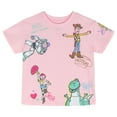 thumbnail image 2 of Disney Toy Story Woody Buzz Lightyear Jessie T-Shirt and Leggings Outfit Set Toddler to Big Kid, 2 of 5