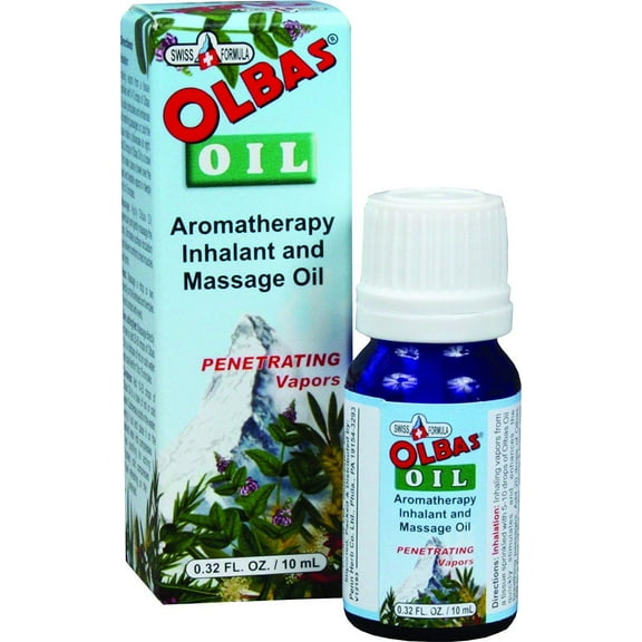 Olbas Oil Aromatherapy Massage Oil Penetrating Vapors, 0.32 oz, 6-Pack