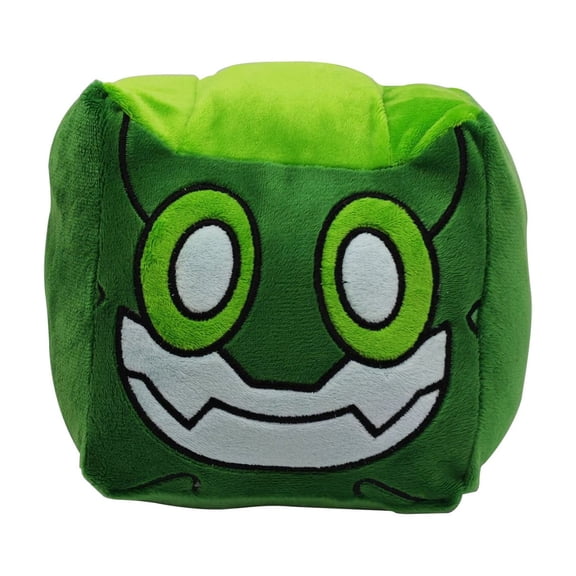 Geometry Plush Toys,6.2Inch Cube Volume Stuffed Animal Plushie Doll Toys Gift and Festival Decoration (AngerGreen)
