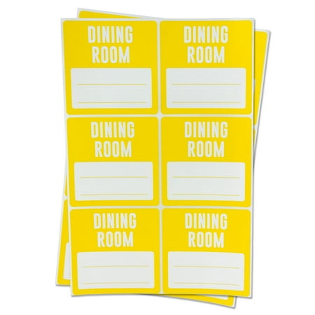 Yellow Dining Rooms OfficeSmartLabels 3