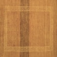 thumbnail image 1 of Ahgly Company Indoor Square Abstract Brown Modern Area Rugs, 6' Square, 1 of 4