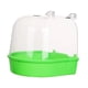 thumbnail image 2 of Jaula para pájaros de 13 cm, versátil, fácil de instalar, comedero para loros, bañera colgante. Verde, 2 of 8