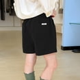 thumbnail image 5 of Edvintorg Girls Shorts Size 10-12 Loose Fit Casual Elastic Waisted Athletic Short with Pockets Teen Clothes for Girls, 5 of 8