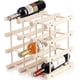 thumbnail image 1 of Botellero para 12 botellas de madera - modular, extensible, personalizable según sus necesidades - práctico para una cocina o un bar. Modulares de Playa Natural, 1 of 5