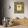 thumbnail image 3 of Charlene Audrey 36x44 Gallery Wrapped Canvas Wall Art Titled - Vintage Palm II, 3 of 4